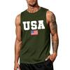 Herren Hemden 4. Juli USA Muskel Tanktops Patriotische Tanktops