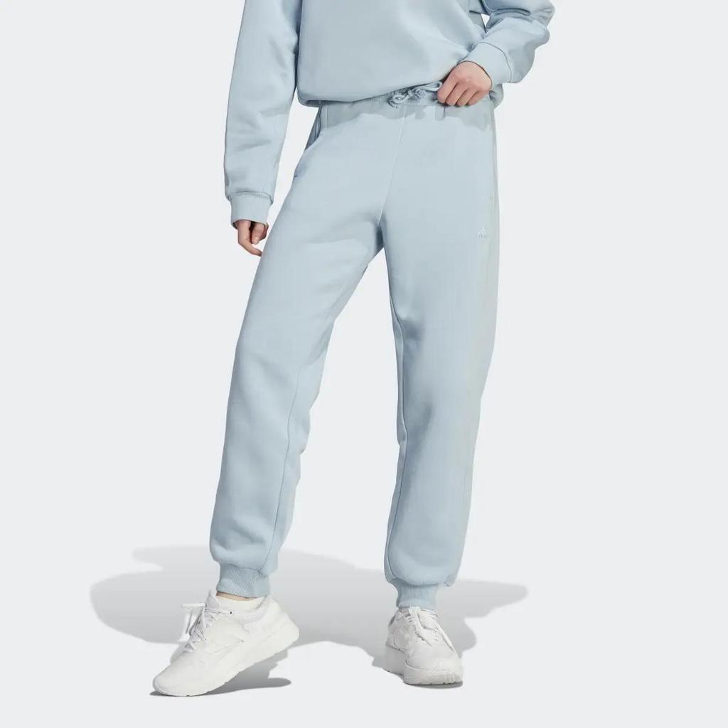 adidas Women's All SZN Fleece Sweatpants Light Blue IM0328