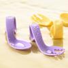 Fork Spoon Supplement Tool Curved Fork Eat Training Baby Spoon Fork Auxiliary Spoon Elbow Spoon
