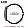 Nylon Weave Bicep Band for Google Fitbit Air Strap Adjustable Fitness Tracker Replacement Armband for Google Fitbit Air Bands
