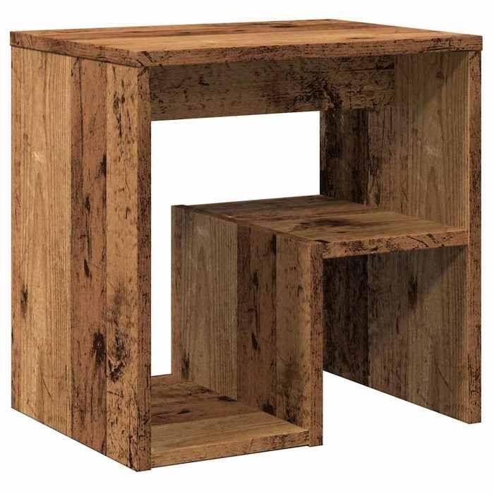 VidaXL Table de chevet vieux bois 40x30x40 cm bois d'ingénierie 856526