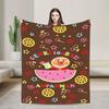 Anime Anpanman Super Soft Blanket Travel Office Plush Throw Blanket Novelty Couch Chair Flannel Bedspread Sofa Bed Cover