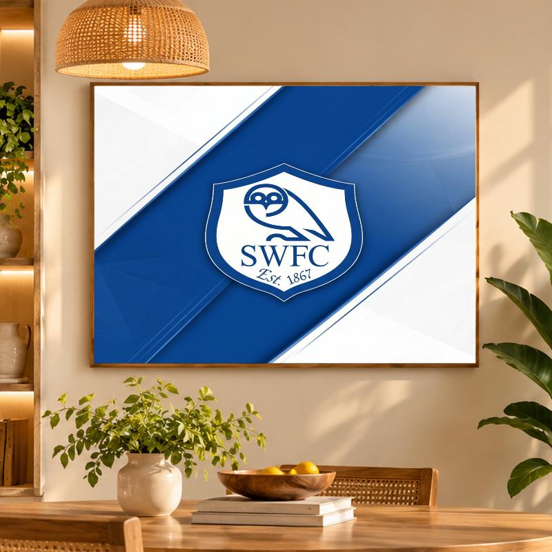 5D Diamond Painting Sheffield Wednesday DIY Full Drill Diamond Art Kit Home Decoration