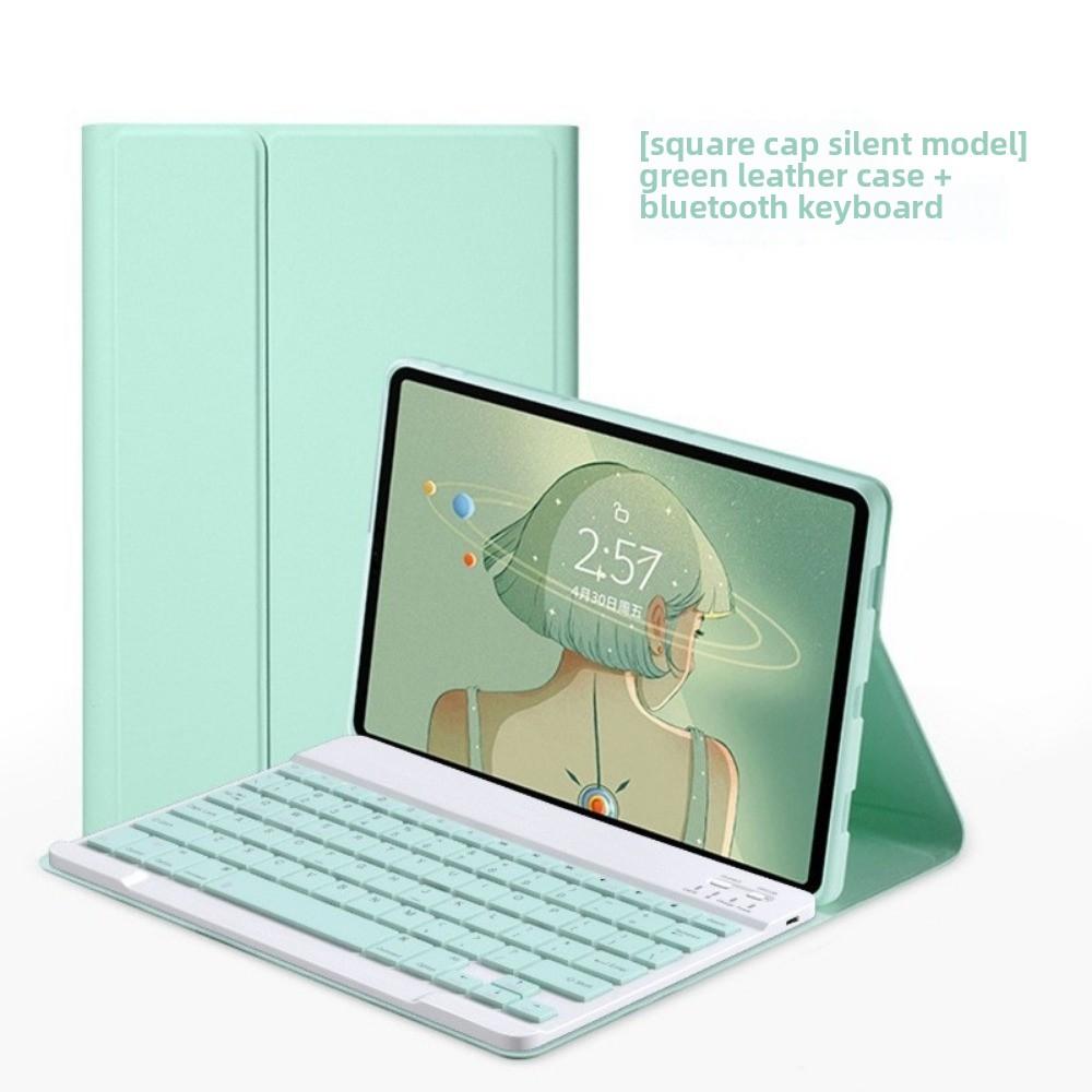 Leder-Tastaturhülle für iPad Pro 13 2024 mit Stifthalter Magnetische Bluetooth-Tastaturabdeckung für Air 6