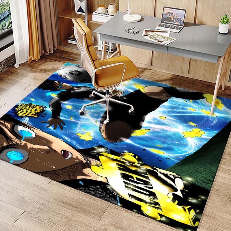 B-BLUE L-LOCK Printed Absorbent Washable Carpet,Non-Slip Bathroom Mats,Kitchen Rugs,Living Room Entrance,Camping Picnic Rugs