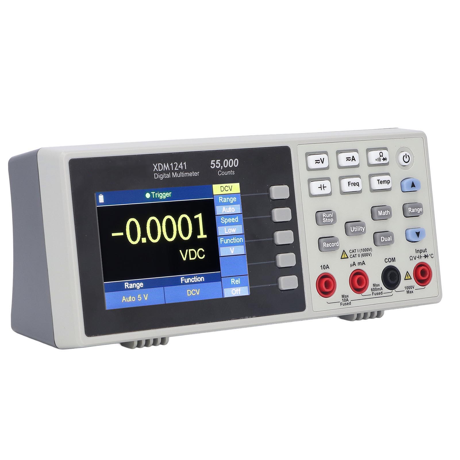 

Портативний настільний мультиметр Цифровий РК-дисплей Реєстрація даних 55000 підрахунків для струму напруги