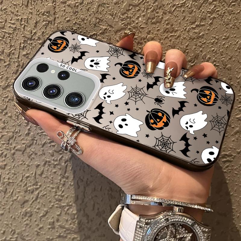 Ghost Halloween Frosted Case for Samsung Galaxy S25 S24 S23 S22 Ultra S21 Plus S20 FE A73 A72 A71 A56 A55 A54 A53 Acrylic Cover