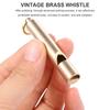 Equipment EDC Tool Pendant Pocket Tools Keychain Brass Whistle Survival EDC Whistle Referee Whisle