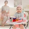Sun Baby Grand Prix 2-in-1 Interactive Baby Walker and Rocking Cradle Pink and Gray