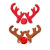 Christmas Car Decoration Deer Horn Christmas Deer Horn Car Kit Car Christmas Gift Set Car Accessories Decoration Pendant