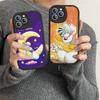 Cartoon D-Diddl Phone Case For IPhone 16 15 14 13 12 11 Pro Max Plus Leather Shockproof Cover