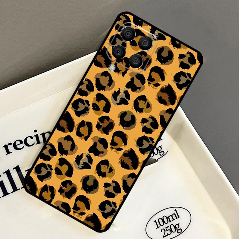 Luxury Leopard Case For Samsung Galaxy M15 M55 M12 M13 M14 M54 M23 M16 M11 M21 M31 M20 M34 M52 M32 M36 M56