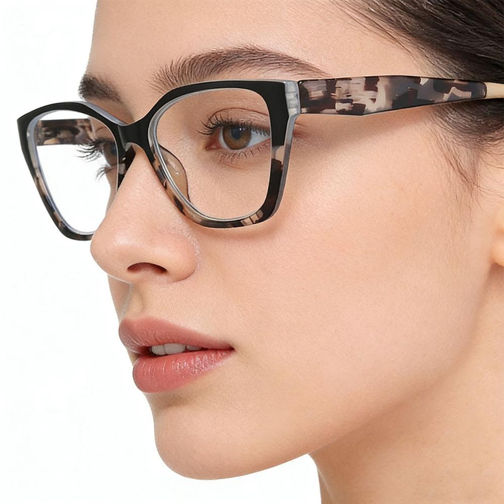 2026 new anti blue light reading glasses, fashionable and printed reading glasses for middle-aged and elderly people