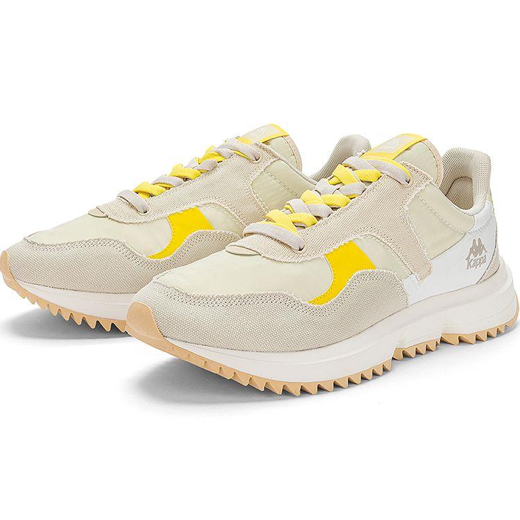 Kappa Retro Patchwork Fabric Synthetic Leather Non-Slip Wear-Resistant Breathable Low-Top Casual Running Shoes Unisex sneaker K0DW5MM02D-2323