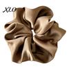 Minimalist Hair Scrunchies for Gifts Satin Scrunchies, High Elasticity Ties Women Girls, Non Slip Band, Elegant Styling Solid Color Ponytail