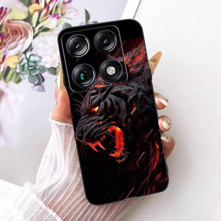 Flower Cartoon Fashion Design Phone Case For Motorola Signature Moto X70 Air Pro 5G Funda Soft Silicone Shockproof Back Cover