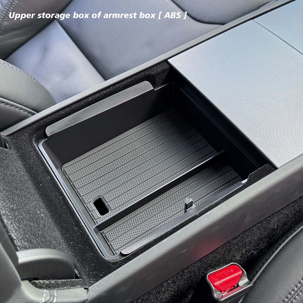for Tesla New Model Y Juniper Launch 2025 Console & Armrest & Rear Trunk Storage Bins Side Box Organiser Watercup Accessories