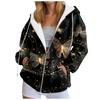 Women's 3D Zipper Hoodie