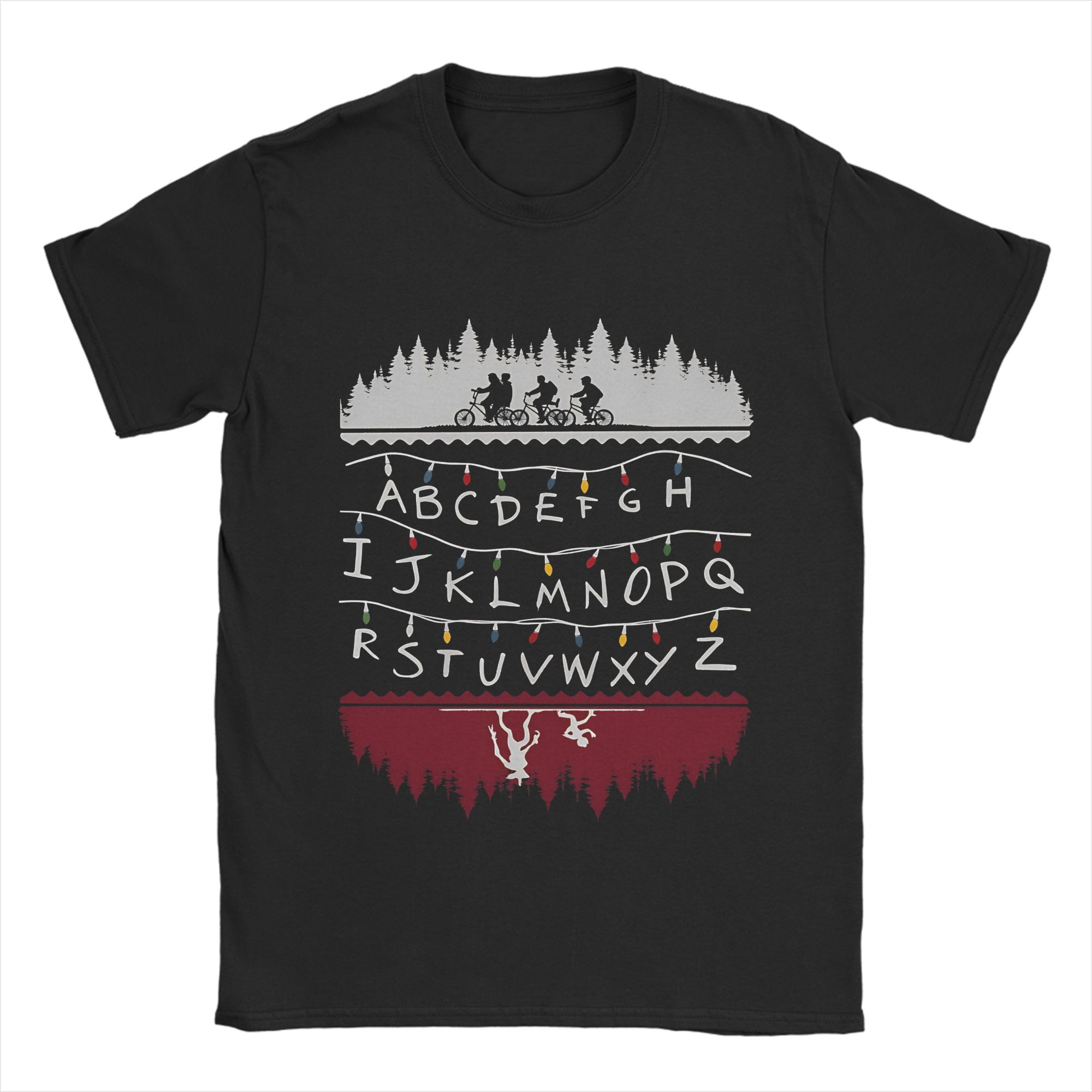 Мужская Женская Печатная Футболка Will Byers Футболка 100% Хлопок Футболки Одежда L