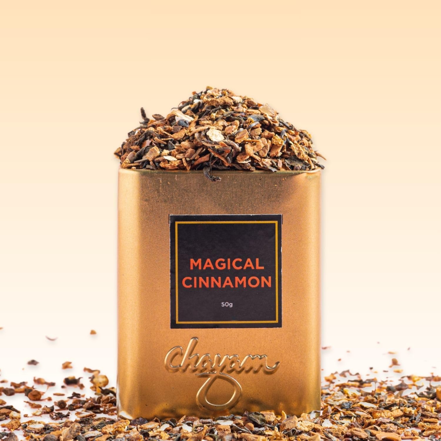 Травяной чай CHAYAM с корицей | 50 г листового чая с цейлонской корицей, гвоздикой и бадьяном | Чай для здоровья без кофеина для детоксикации, пищеварения и Gu