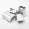 1/2/5/10/20/30/50Pcs M1.2 to M12 Wire Ferrules Crimp Sleeve Durable Steel Wire Rope Fixing Clip Practical Cable Clip Hardware