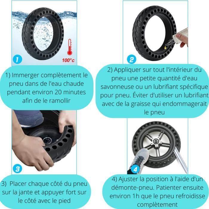 Puncture-proof Tire for Xiaomi M365 M365 PRO Essential Wispeed T855 T850 Scooter - 8.5 Inches Front Rear Wheel [Lot