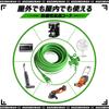 10m 3-Outlet VCT Heavy-Duty Soft Cable Extension Cord, 125V 12A, with Tracking-Resistant Cover and Dustproof Cap, Green, for Work, Cold and Heat
