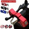 Motorcycle Grip Lock Security Safety Handlebar Handset Locking Fit Scooter ATV Dirt Street Bikes Anti Theft