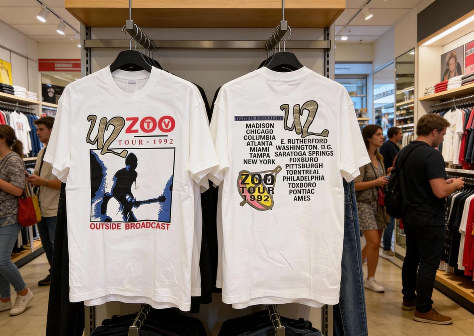 U2 Zoo TV Tour 1992 T Shirt Many Colors Full Size S-XL M