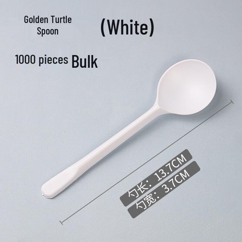 Disposable Plastic Thickened Soup Spoons