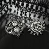 Silver Retro Punk Boho Ring Set 75