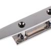 316 Stainless Steel Combo Mooring Cleat 1Pc 4 5 6 Inch 2 Hole Polished for Marine Boat Deck Use