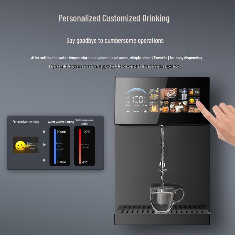 Smart Wall-Mount Instant Heating Water Dispenser with Temperature Control for Home or Office