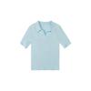 Northern Deer Spring-Summer Knit Polo: 55.5% Lyocell, 32.9% Cotton, 11.6% Linen, Short Sleeve 261132.