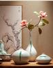 Zen Dried Flowers Vase Ornament for Dining Table, Entrance Hall, Living Room, or TV Cabinet