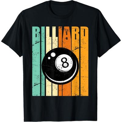Balle de billard table de billard Joueur 8-Ball T-shirt de billard(1)