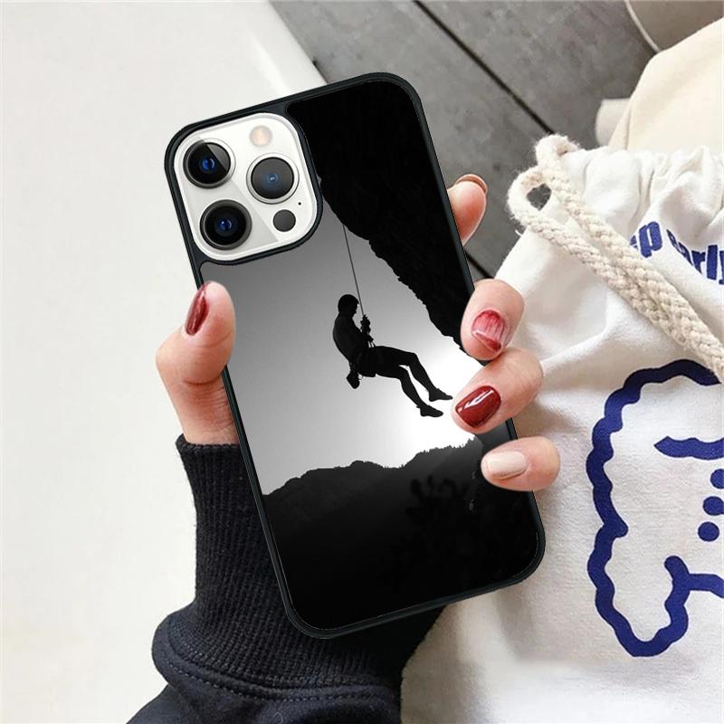 Mountain Climbing Phone Case Cover For iPhone 17 Air 15 16 11 13 14 Pro Max 12 Plus Max Fundas