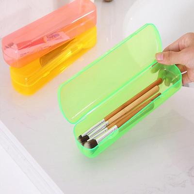 Travel Toothbrush Case Bathroom Tooth Brush Organizer Toothbrush Protect Dust-proof Case For Travel Hiking Camping