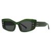 Foreign Trade Cross-Border Popular Sunglasses for Men with Rice Nails European and American Street Photography Ins Popular Model
