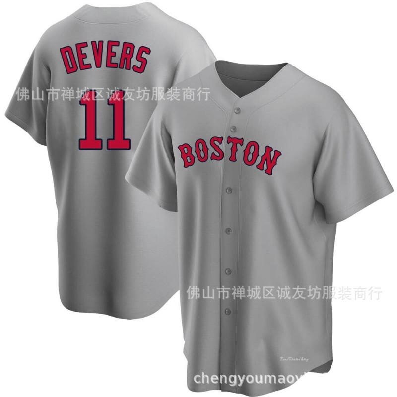 Boston Red Sox 11 Rafael Devers Fan Baseball Jersey Unisex Cotton Blend Sports Top Fall Winter