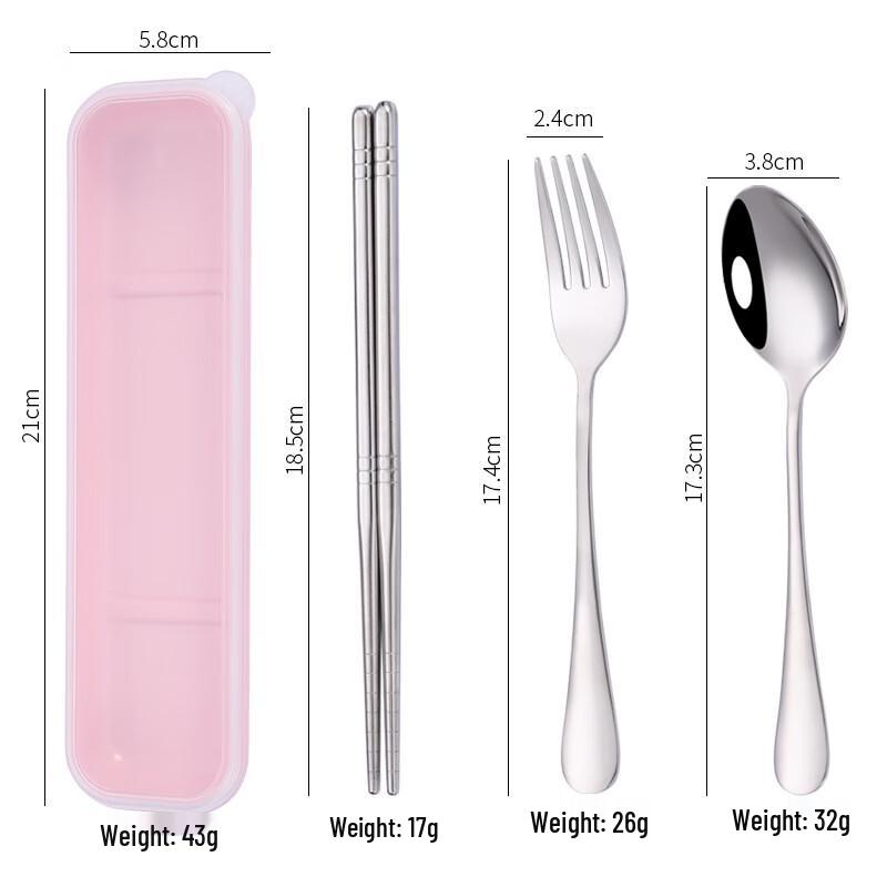 Portable Stainless Steel Cutlery Set