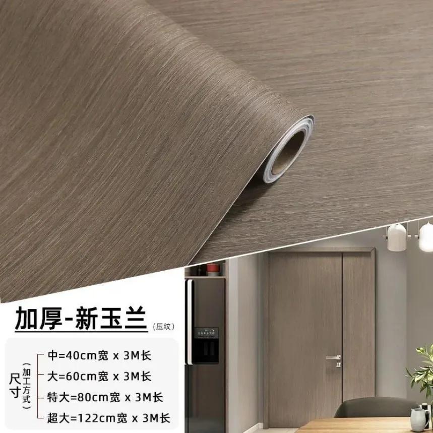 

Водонепроницаемая декоративная контактная бумага с текстурой дерева для реставрации мебели, виниловые самоклеящиеся съемные обои для стен в рулонах 60cmx300cm