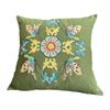 Embroidery Kit for Adults Pillow Cover Gift with Threads Cushion Floral Simple Bedroom