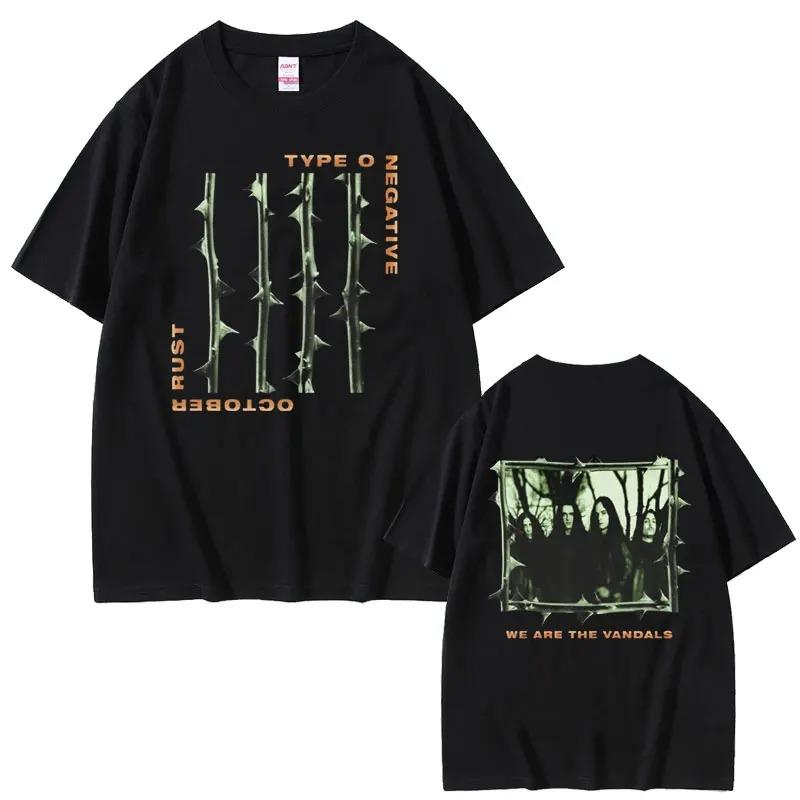 2026 Rock Band Type O Negative Suspended In Dusk Essential T-shirt Men Women Fashion Casual Tshirt Male Vintage Oversized Tops Tees