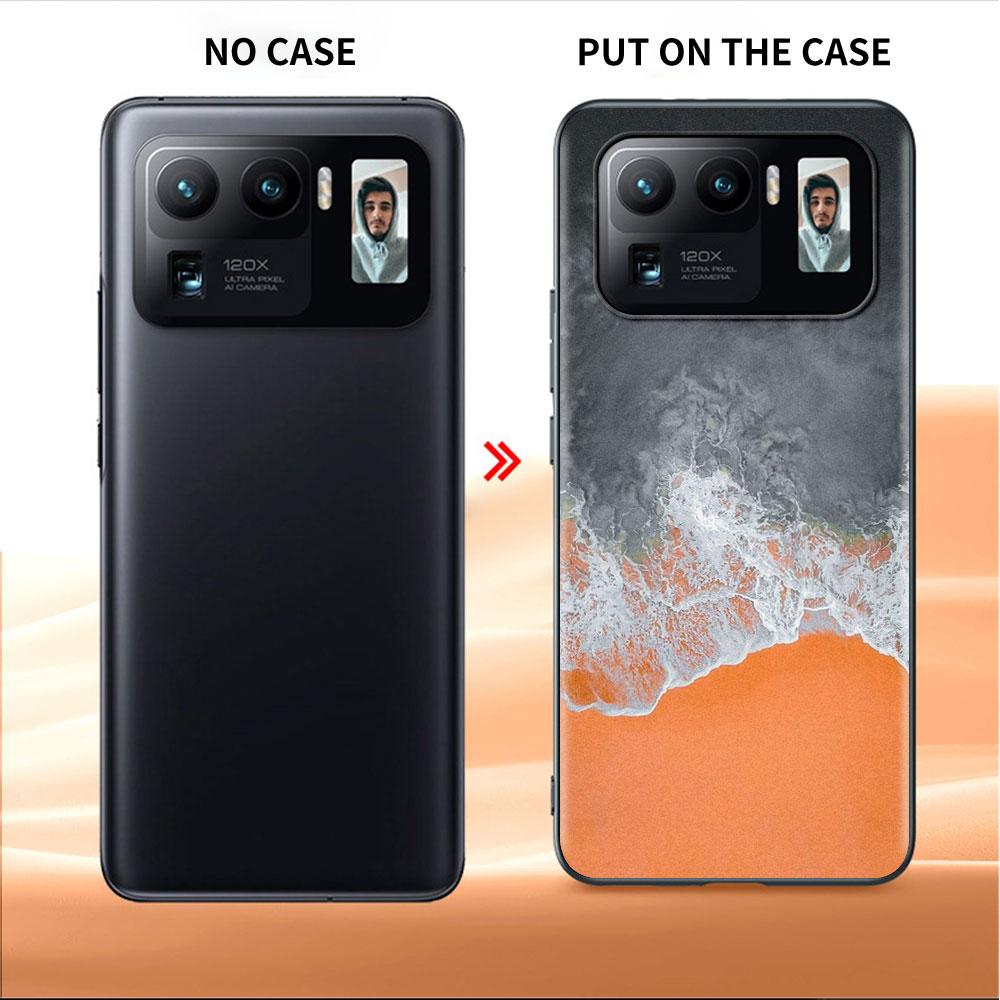 Mountain Beach Sea Hülle für Xiaomi Mi Poco X3 NFC M4 M3 Pro F3 GT F1 11 Lite Note 10 11T 10T 9T Rückseite Weiche Handyhülle