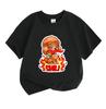 Cute Poodle Dog with Chili Pepper Flame Print Kids T-Shirt 100% Cotton Boys Girls Casual O-Neck Short Sleeve Summer Comfortable Funny Animal Graphic T