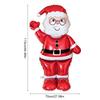 Large Standing Santa Claus Snowman Balloons Christmas Foil Balloon Decoration for Home 2025 New Year Party Supplies Kids Gift