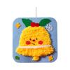 Christmas Felt Sewing Kit for Kids Educational DIY Craft Set Nonwoven Fabric Lacing Activity Holiday Themed Ornament Making Preschool Learning Toy
