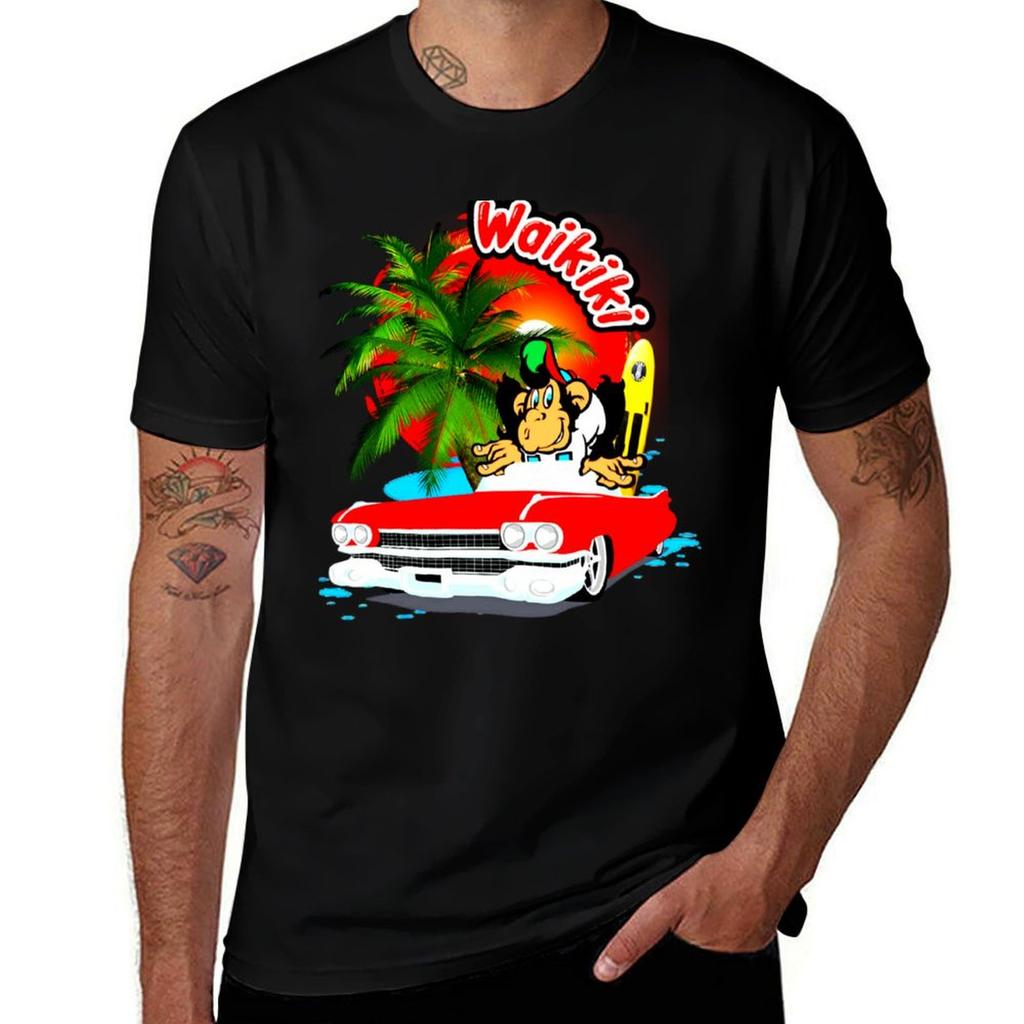 Waikiki friends TShirt Work Wear Breathable Tee