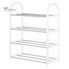 4-Tier Shoe Rack Versatile Storage Organizer Large Capacity Sturdy Construction Simple Installation Entryway Bedroom Shoe Shelf